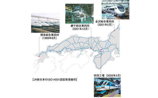 ISO14001認証取得箇所