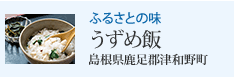 ふるさとの味 うずめ飯 島根県鹿足郡津和野町