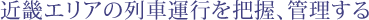 �ߋE�G���A�̗�ԉ^�s��c���A�Ǘ�����