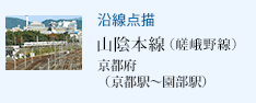 沿線点描 山陰本線(嵯峨野線) 京都府(京都駅〜園部駅)