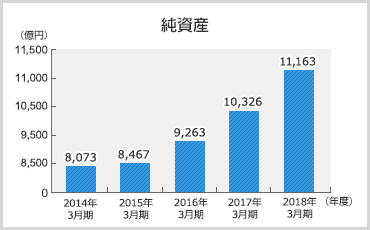 純資産のグラフ