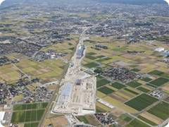 北陸新幹線建設現場等見学会の写真