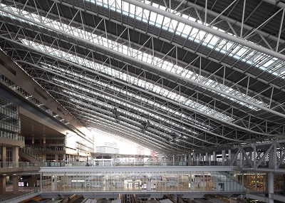 大阪駅大屋根内部空間2 大阪駅大屋根内部空間2