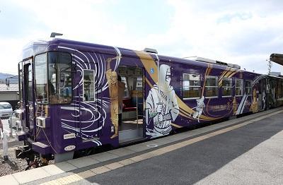 信楽高原鐵道のラッピング列車 信楽高原鐵道のラッピング列車