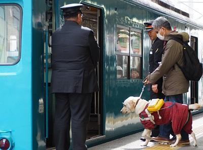 盲導犬をご利用のお客さま・指導員合同勉強会1 盲導犬をご利用のお客さま・指導員合同勉強会1