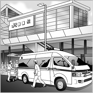 Emergency rescuing of injured individuals