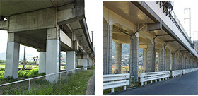 Examples of viaduct reinforcements