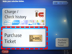 Press the “Purchase Ticket” button.