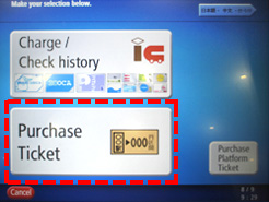 Press the “Purchase Ticket” button.