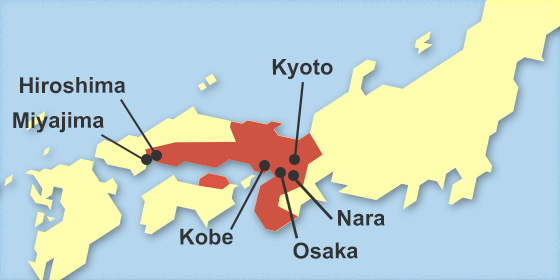 Kansai - Hiroshima Area Pass