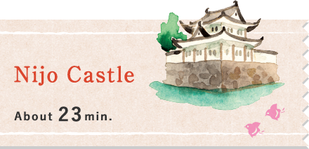 Nijo Castle About 23min.
