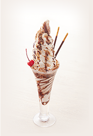 ジャンボチョコソフトパフェ/Jumbo Chocolate Soft-serve Parfait