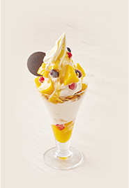 マンゴーソフトパフェ/Mango & Soft-serve Parfait
