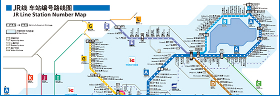 车站编号路线图