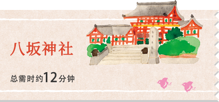 八坂神社 总需时约12分钟