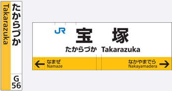 車站名稱看板